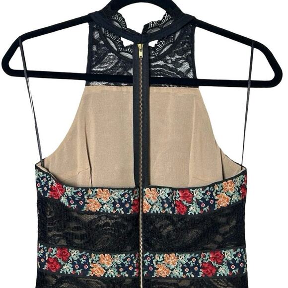 Free People Women’s Rene Embroidered Lace Mini Cocktail Dress Size 4 - Picture 7 of 9